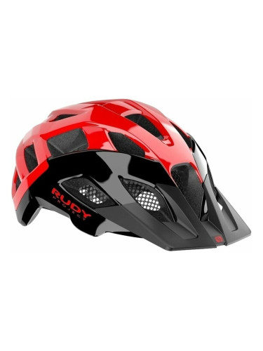Rudy Project Crossway Black/Red Shiny S/M Каска за велосипед