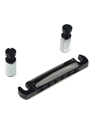 Gibson PTTP-050 Stop Bar Black Chrome Мост за китара