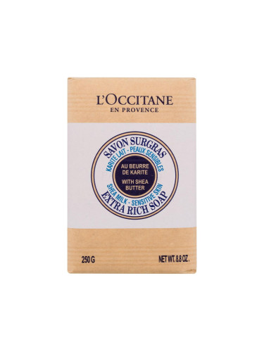 L'Occitane Shea Milk Extra Rich Soap Твърд сапун 250 гр