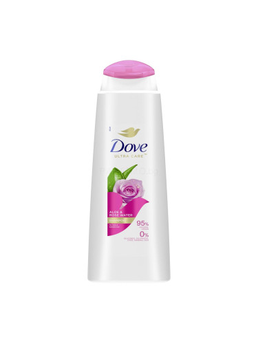 Dove Ultra Care Aloe Vera & Rose Water Шампоан за жени 400 ml