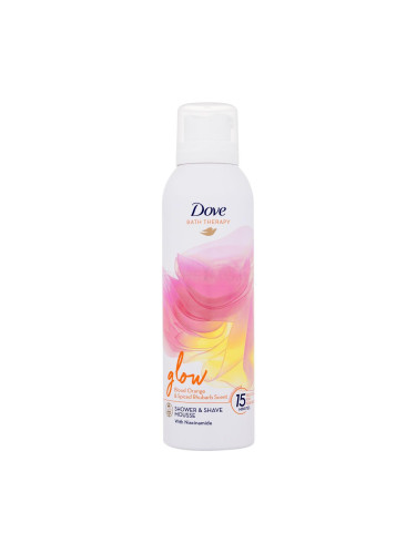 Dove Bath Therapy Glow Shower & Shave Mousse Душ пяна за жени 200 ml