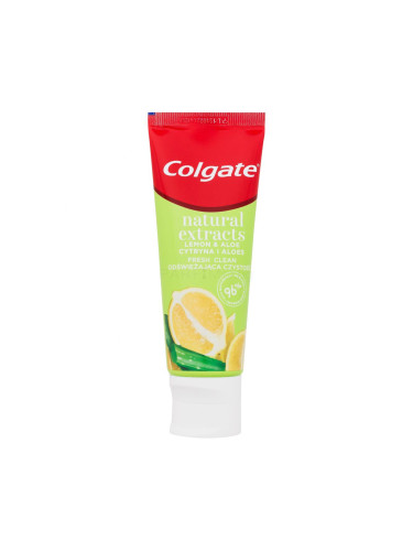 Colgate Natural Extracts Lemon & Aloe Паста за зъби 75 ml
