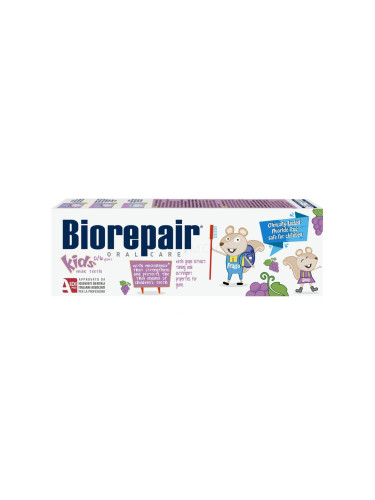Biorepair Kids 0-6 Grape Паста за зъби за деца 50 ml