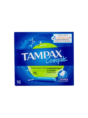 Tampax Compak Super Тампон за жени Комплект