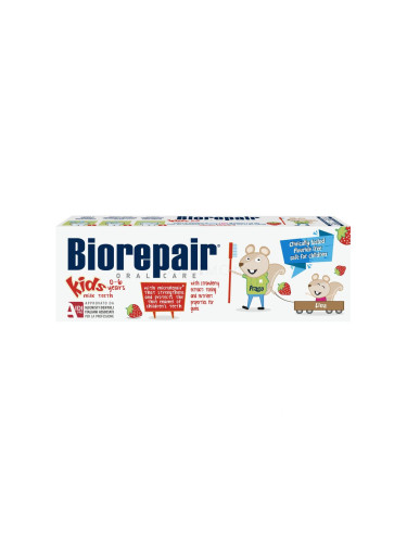 Biorepair Kids 0-6 Strawberry Паста за зъби за деца 50 ml
