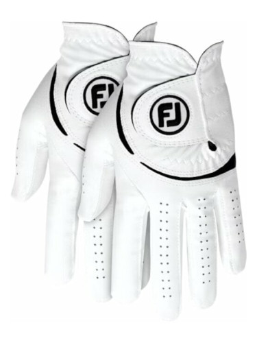 Footjoy Weathersof Mens Golf Glove (2 Pack) Regular LH White/Black L 2024