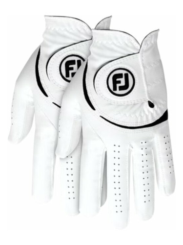 Footjoy Weathersof Golf (2 Pack) White/Black Лява ръка M Мъжки ръкавици