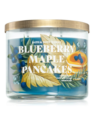 Bath & Body Works Blueberry Maple Pancakes ароматна свещ 411 гр.