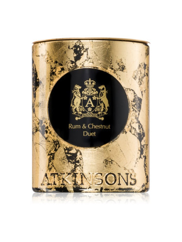 Atkinsons Rum & Chestnut Duet ароматна свещ 200 гр.