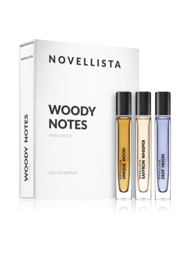 NOVELLISTA Woody Notes парфюмна вода (подаръчен комплект) за мъже