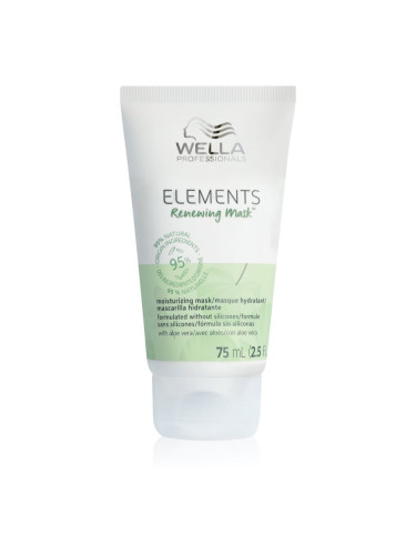 Wella Professionals Elements Renewing възстановяваща маска за блясък и мекота на косата 75 мл.