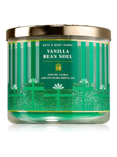 Bath & Body Works Vanilla Bean Noel ароматна свещ 411 гр.