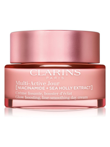 Clarins Multi-Active Day Cream Dry Skin изглаждащ и озаряващ крем за суха кожа 50 мл.