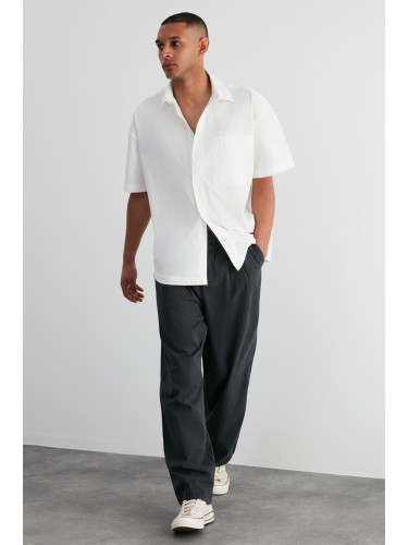 Trendyol Limited Edition Antacid Wide Leg Waist Belt Detailed Trousers