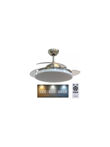 LED Лампа с вентилатор LED/30W/230V 3000/4000/6400K + дистанционно
