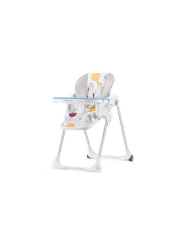 KINDERKRAFT - Детско столче за хранене YUMMY бежово/бяло