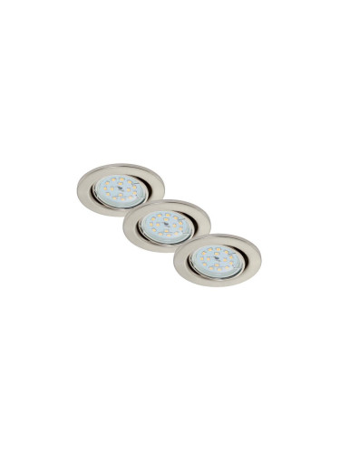 Briloner 7220-032 - К-кт 3бр. LED лунички за вграждане в баня FIT 1xGU10/5W/230V