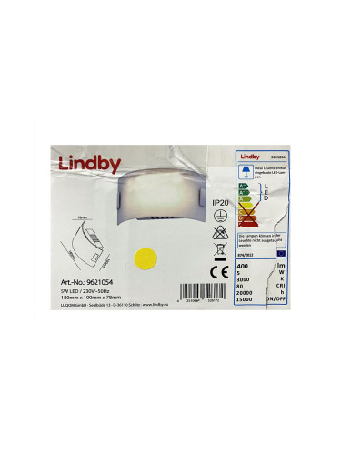 Lindby - LED Аплик GISELA LED/5W/230V