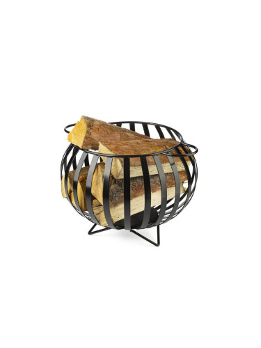 Метална кошница за дърва KULA 35x46 черна