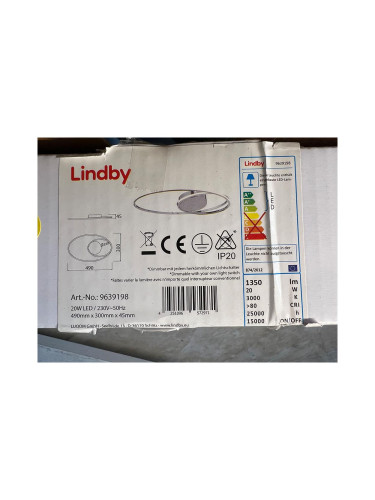 Lindby - LED Димируем плафон XENIAS LED/20W/230V
