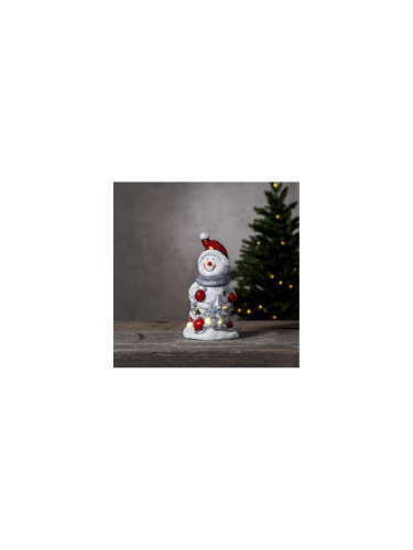 Eglo 411211 - LED Коледна декорация FRIENDS 6xLED/0,06W/2xAAA снежен човек