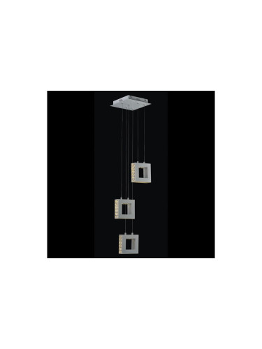 ITALUX MD1100341-3B - LED Полилей на въже LAURI 3xLED/9,6W/230V