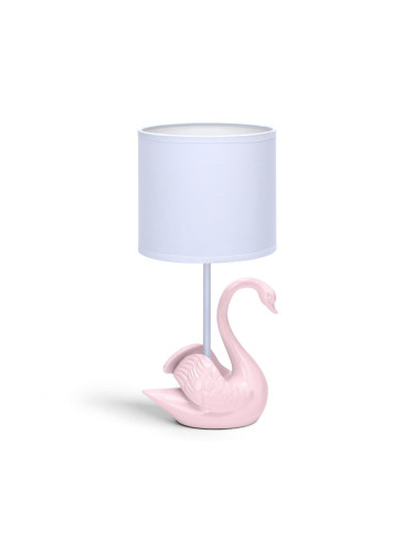 Aigostar - Детска малка лампа 1xE14/40W/230V лебед розов