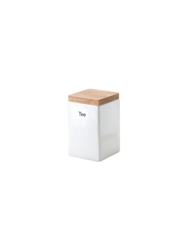 Continenta C3913 - Керамична кутия за храна с капак 10x10x16,5 см каучуков фикус