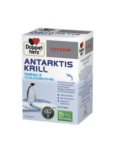DOPPELHERZ System ANTARKTIS KRILL Антарктически крил 60капс.