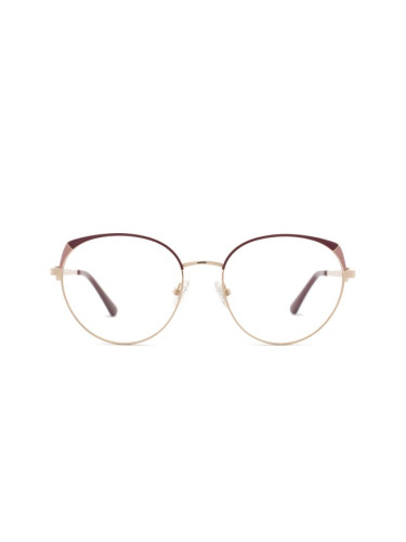 Guess Gu2867/V 069 53 - диоптрични очила, кръгла, дамски, червени