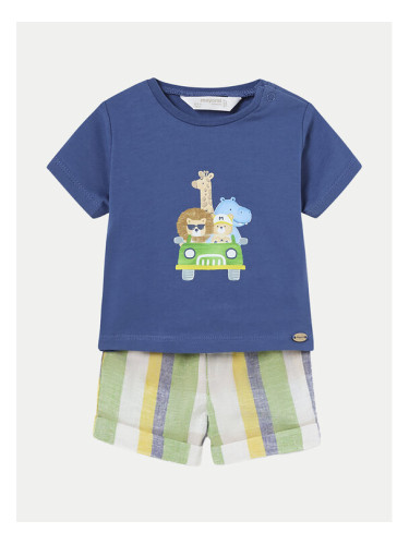 Mayoral Комплект тишърт и панталонки 1223 Цветен Regular Fit