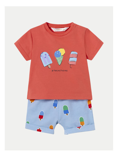 Mayoral Комплект тишърт и панталонки 1224 Цветен Regular Fit