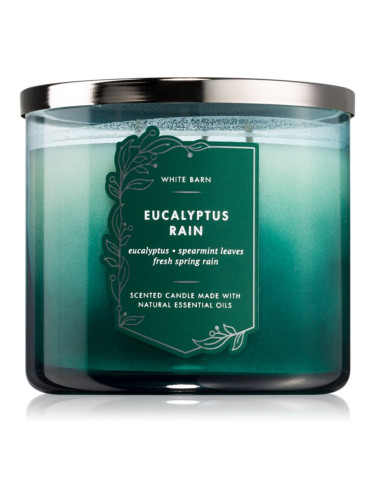 Bath & Body Works Eucalyptus Rain ароматна свещ V. 411 гр.