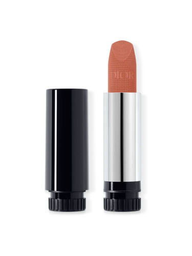 DIOR Rouge Dior The Refill дълготрайно червило пълнител цвят 200 Nude Touch Velvet 3,5 гр.