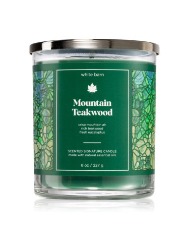 Bath & Body Works Mountain Teakwood ароматна свещ 227 гр.