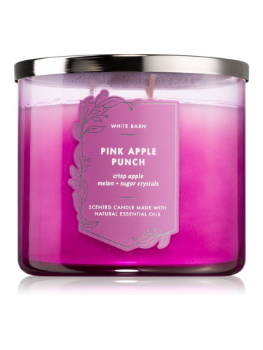 Bath & Body Works Pink Apple Punch ароматна свещ I. 411 гр.