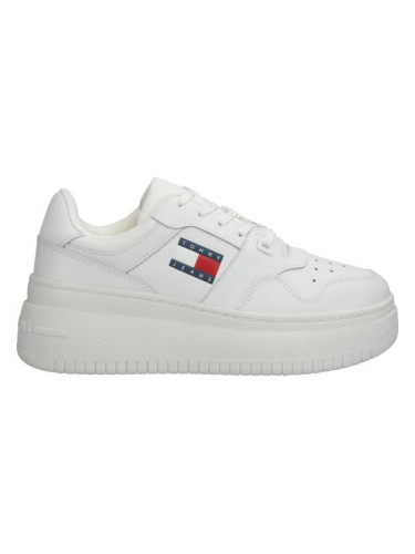 Tommy Hilfiger TJW RETRO BASKET FLATFORM ESS Дамски спортни обувки, бяло, размер