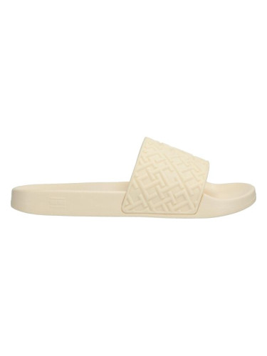 Tommy Hilfiger MONOGRAM POOL SLIDE Дамски чехли, жълто, размер