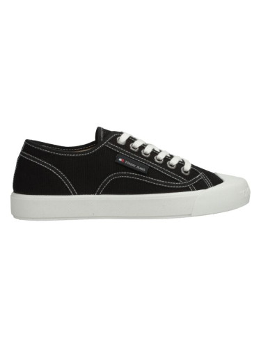 Tommy Hilfiger TJW FOXING SNEAKER CANVAS Дамски спортни обувки, черно, размер