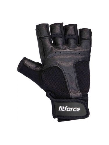Fitforce BURIAL Ръкавици за фитнес, черно, размер