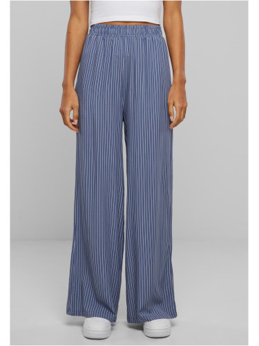 Women's Viscose Resort Trousers - Striped