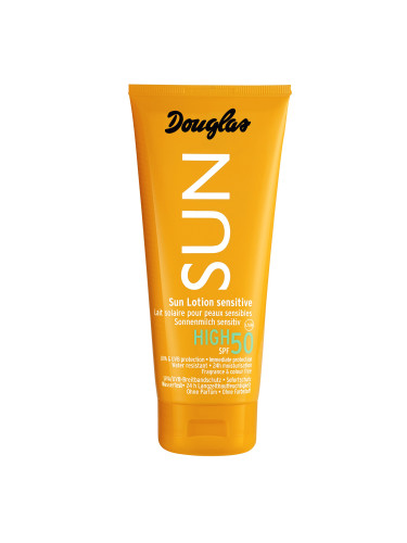 DOUGLAS SUN SUN LOTION SENSITIVE SPF50 Слънцезащитен продукт дамски 200ml