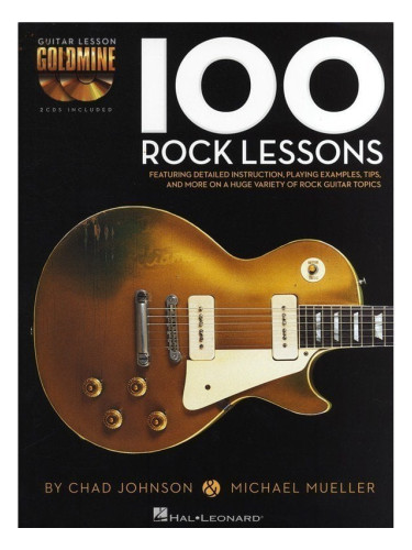Hal Leonard Chad Johnson/Michael Mueller: 100 Rock Lessons Нотна музика