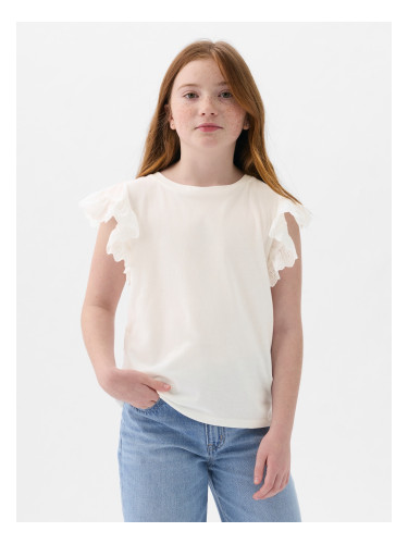 GAP Kids' T-shirt with ruffles - Girls