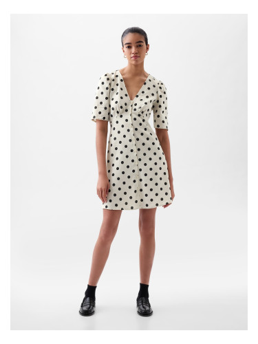GAP Linen polka dot mini dress - Women's