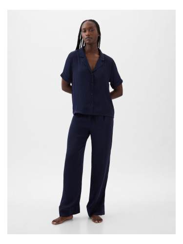 Navy blue women's pajama shirt GAP