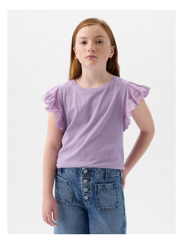 GAP Kids' T-shirt with ruffles - Girls