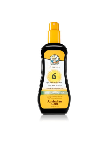 Australian Gold Spray Oil Sunscreen олио спрей за тяло против слънчеви лъчи SPF 6 237 мл.