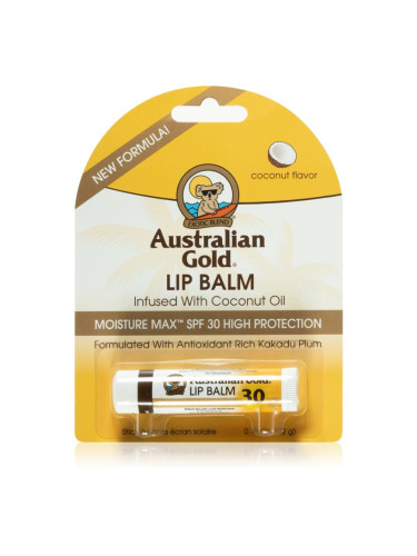 Australian Gold Moisture Max попълващ балсам за устни SPF 30 4,2 гр.