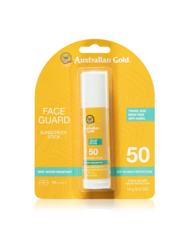 Australian Gold Face Guard локална слънцезащитна грижа в стик SPF 50 15 мл.